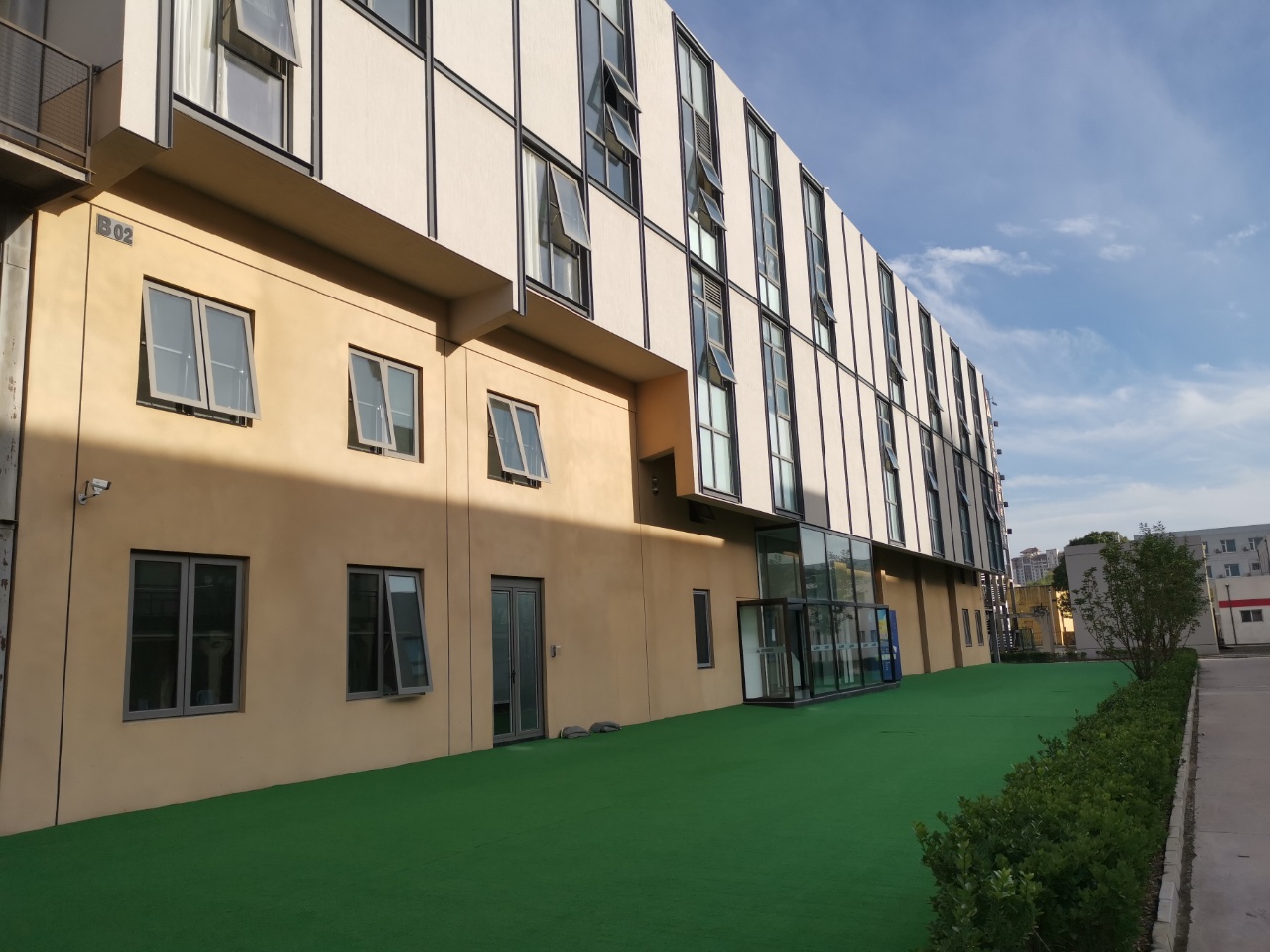 幸福七和文创园侧立面